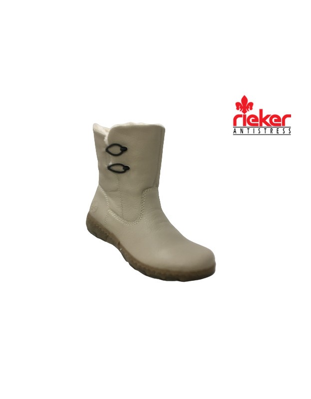 Dámska obu RIEKER Z0172-60 BEIGE