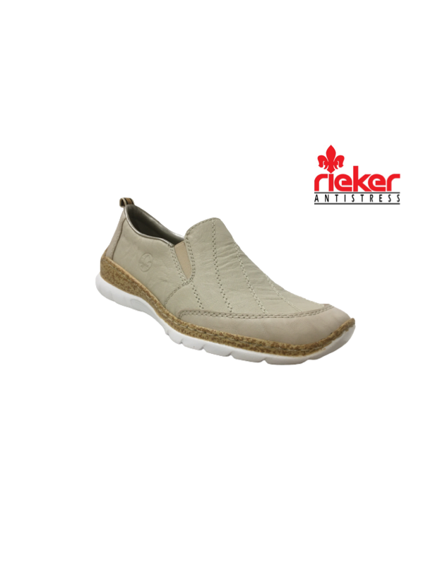 Dámske poltopánky RIEKER N4274-60 BEIGE