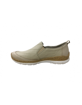 Dámske poltopánky RIEKER N4274-60 BEIGE