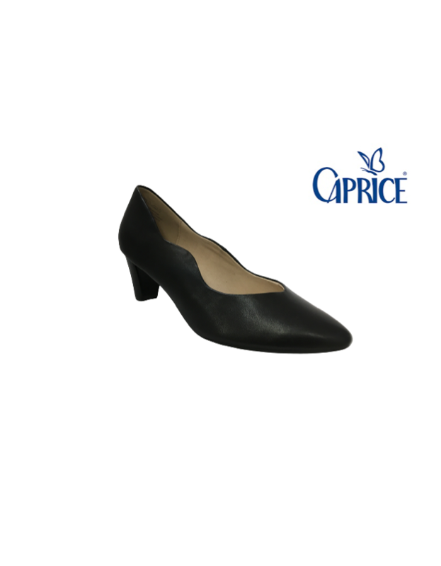 Dámske lodičky CAPRICE 22400 BLACK NAPPA