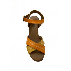 Dámske sandále KLOP 825 - Noce/orange