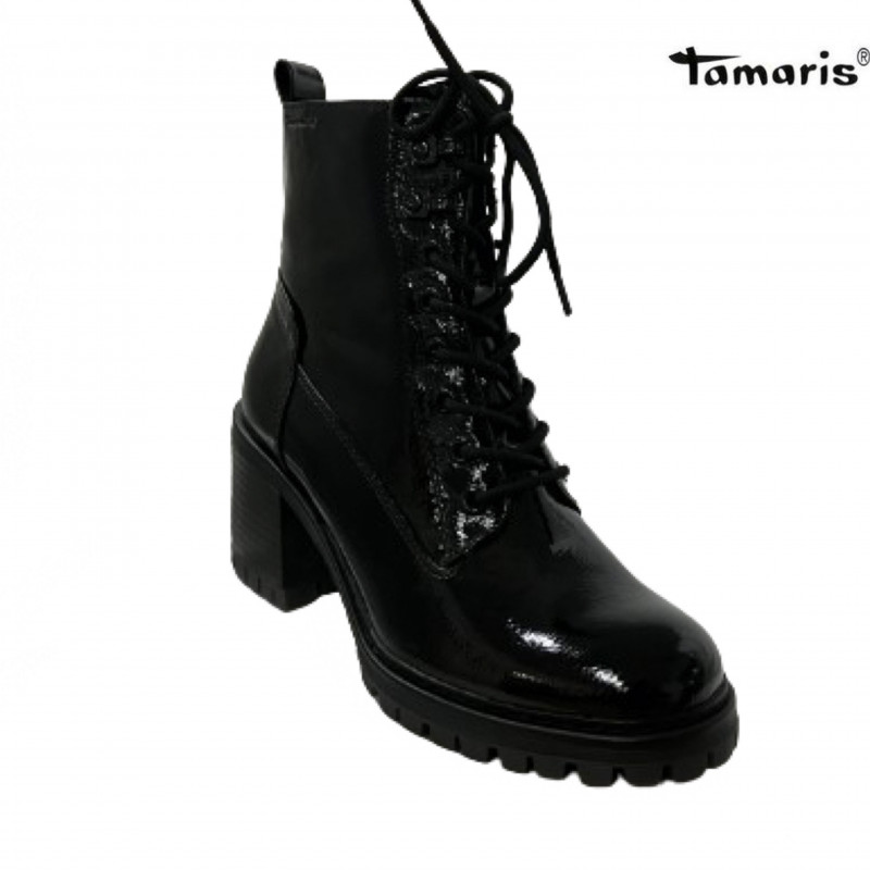 Dámska kotníčka Tamaris 25271-41 - Black Patent