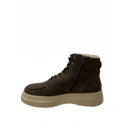 Pánske kožené topánky Klondike MH-586H08- Dark brown