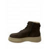 Pánske kožené topánky Klondike MH-586H08- Dark brown