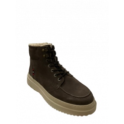 Pánske kožené topánky Klondike MH-586H08- Dark brown