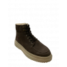 Pánske kožené topánky Klondike MH-586H08- Dark brown