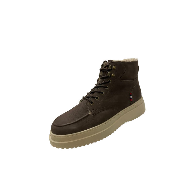 Pánske kožené topánky Klondike MH-586H08- Dark brown