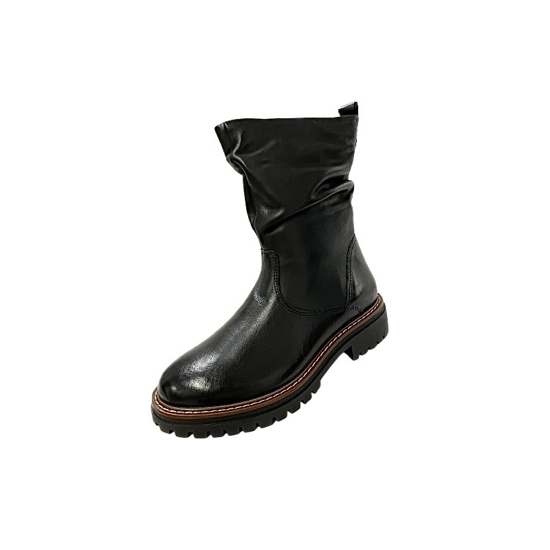 Dámske kožené čižmy Klondike WH-450H05 - Black