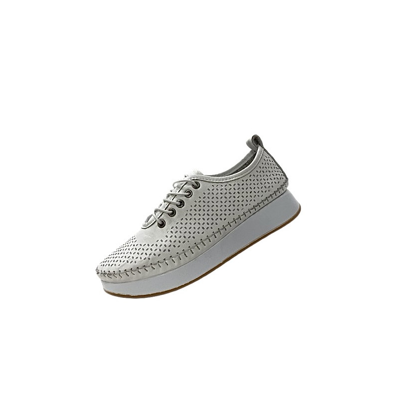 Dámske poltopánky KLOP 01452L-WHITE