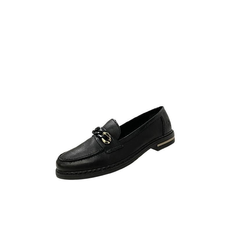 Dámske poltopánky RIEKER 50664 BLACK
