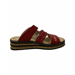 Dámske vsuvky Rieker 62976-33 - Red