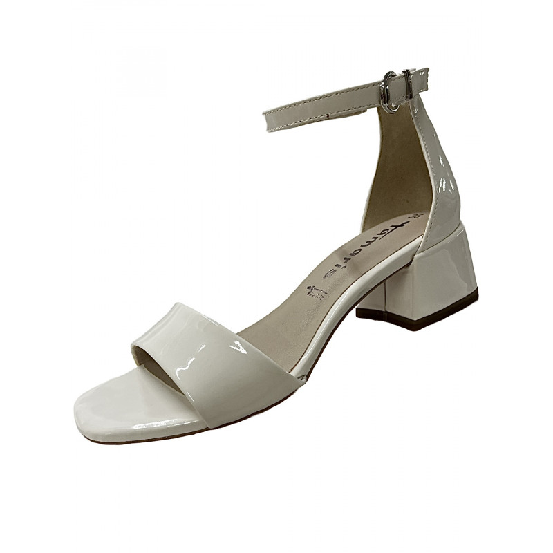 DÁMSKE SANDÁLE TAMARIS 1-28228-20 WHITE PATENT